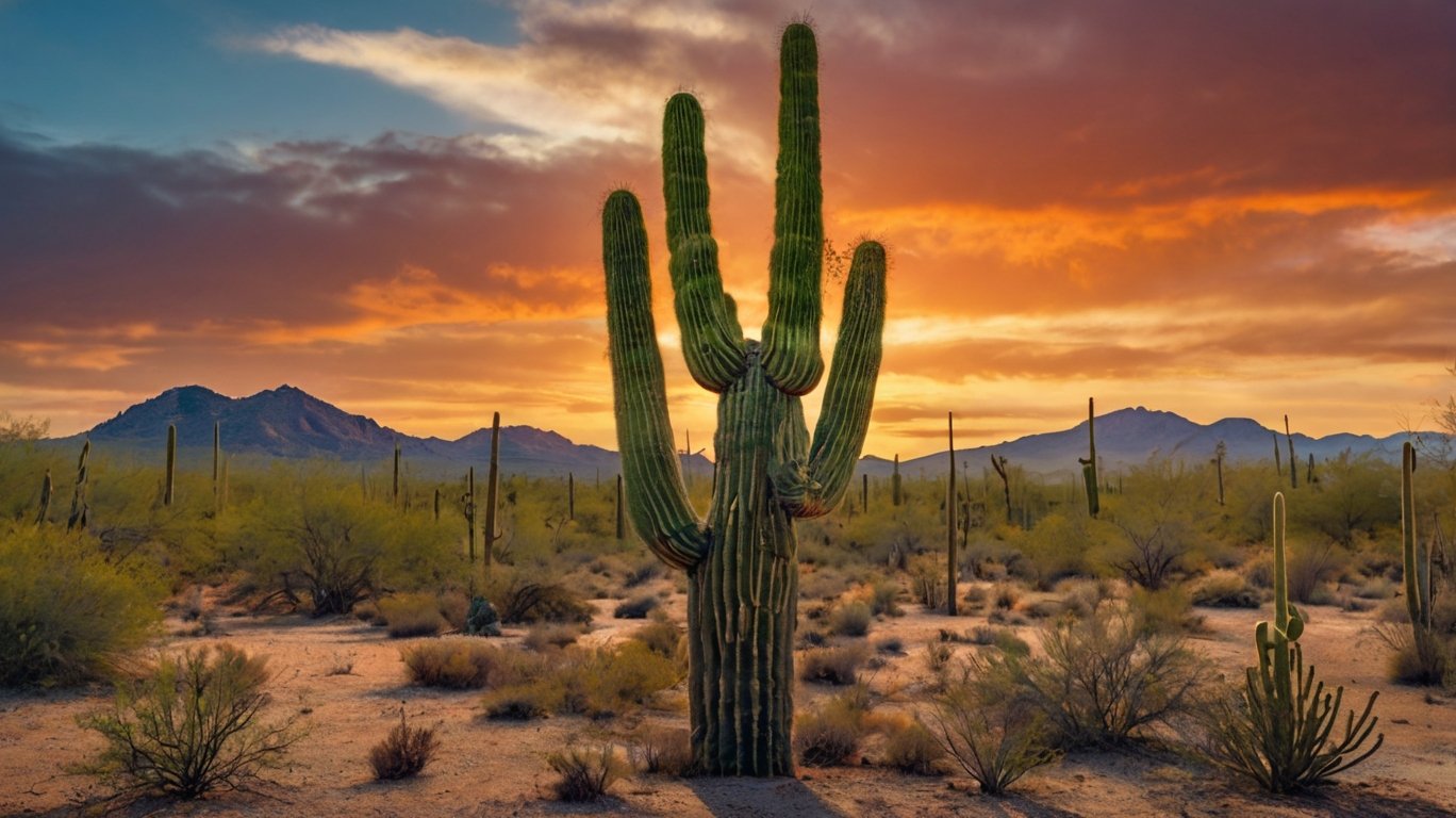Saguaro Cactus Art